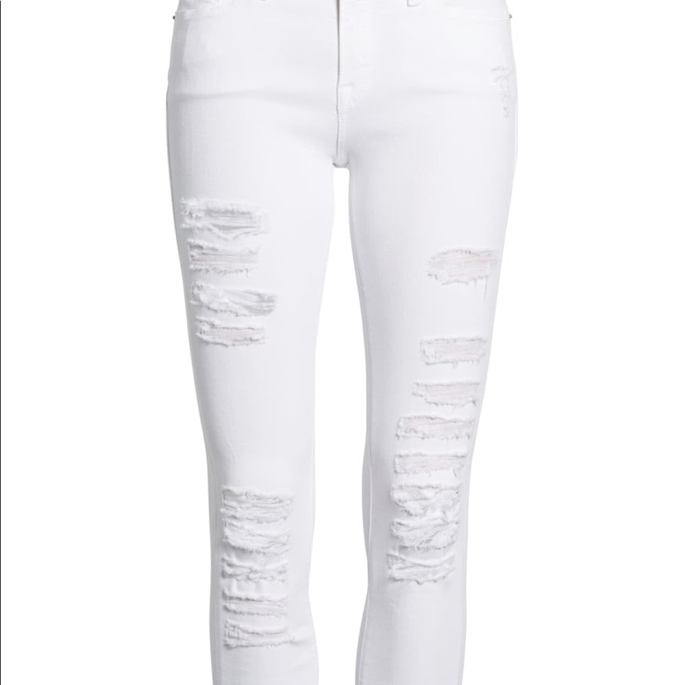 Frame Le Color Rip Skinny Jeans
